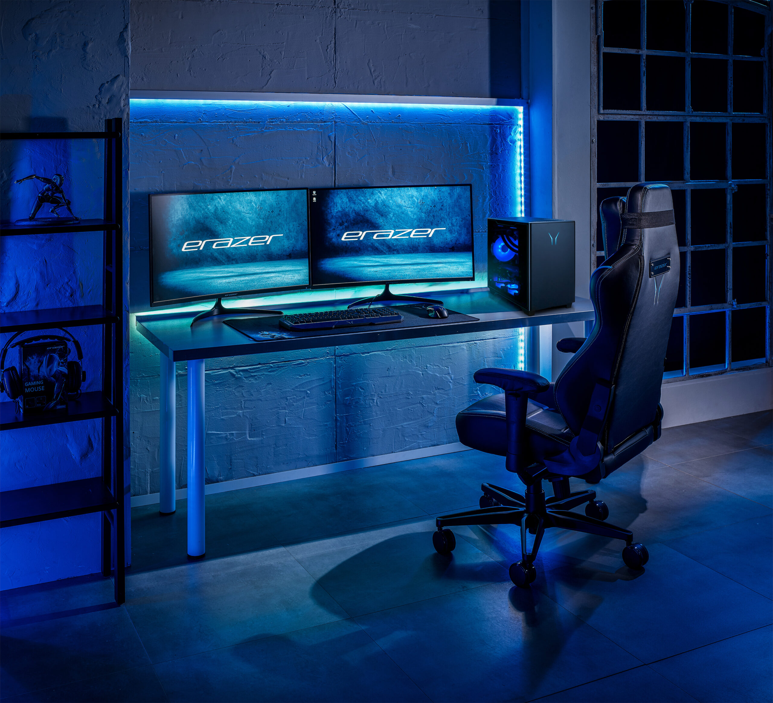 ERAZER 10025457 Bandit P20 MD34995, Intel Core, i5-14400F, 16GB, 1TB, Nvidia RTX4060, Wi-Fi AX, W11 - Afbeelding 29