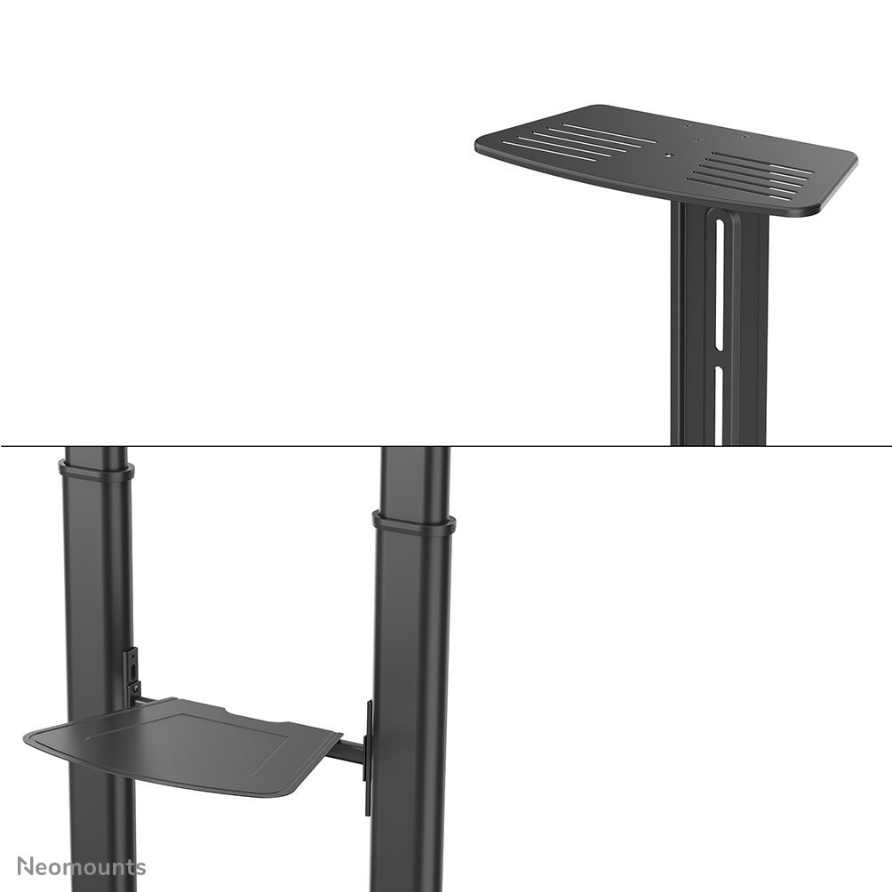 Neomounts PLASMA-M1950E Flat-screen floor stand, 60-100", 100 kg, 134-166 cm, 400x400/ 10 - Afbeelding 9