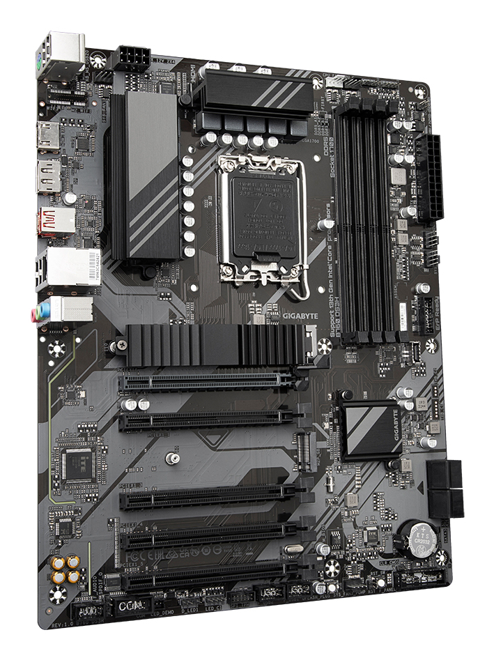 Gigabyte B760 DS3H, Intel LGA1700, B760, DIMM DDR5, USB-C 20 Gb/s, 2*PCIe 4.0 x4 M.2 - Afbeelding 8