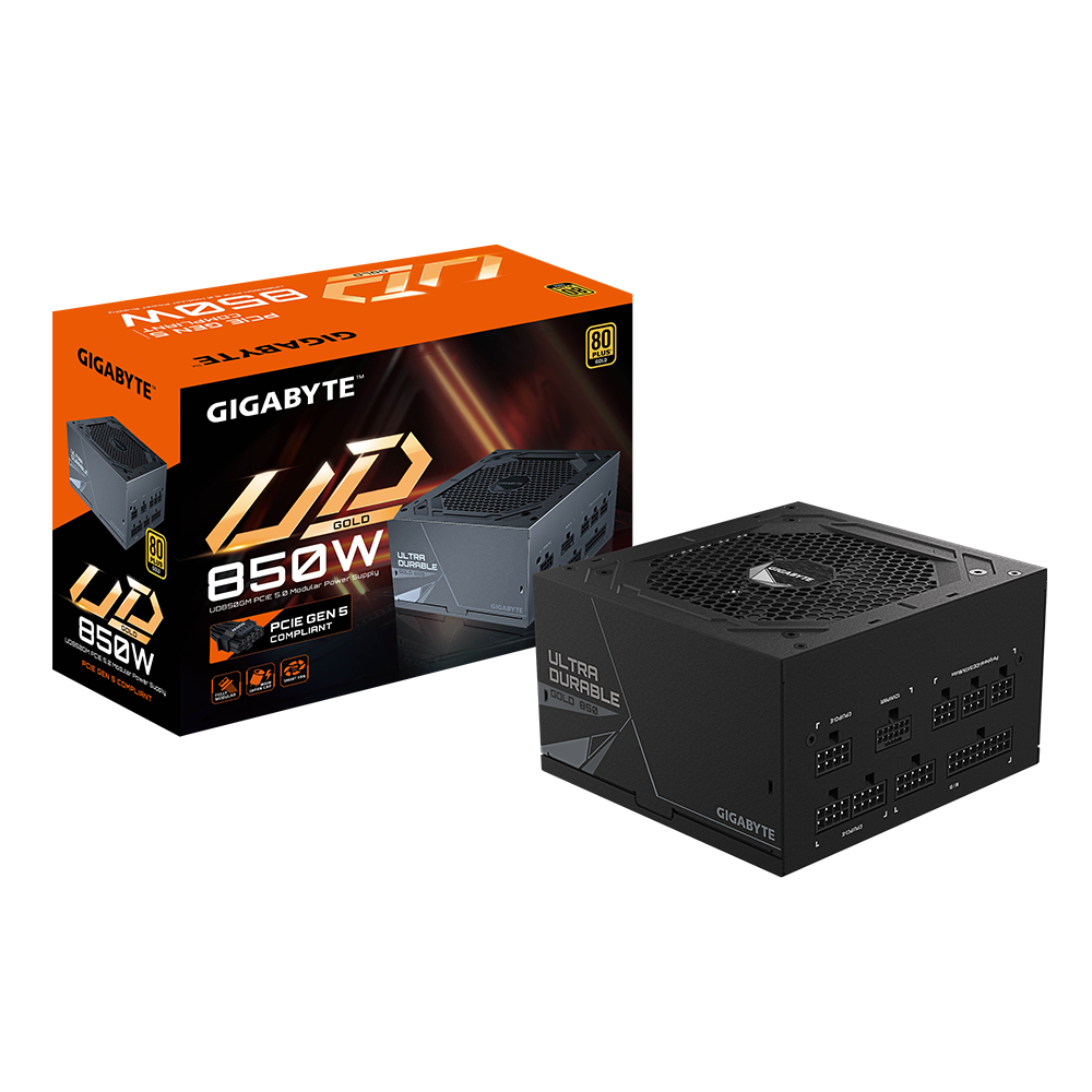 Gigabyte GP-UD850GM PG5 (rev. 2.0) Ultra Druble GOLD Fully Modular PSU, ATX 3.0, 850W, PCIe Gen5 - Afbeelding 12