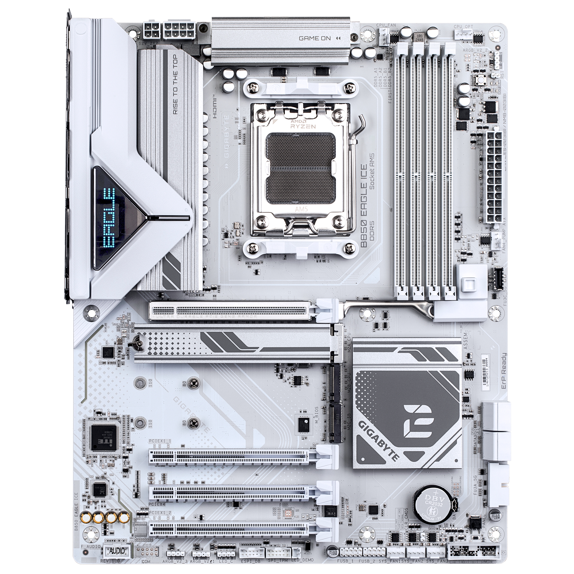 Gigabyte B850 EAGLE ICE B850 EAGLE ICE, ATX, AMD AM5, DDR5 OC, PCIe 5.0, M.2, 2.5 GbE, USB 3.2 Gen 2 - Afbeelding 6