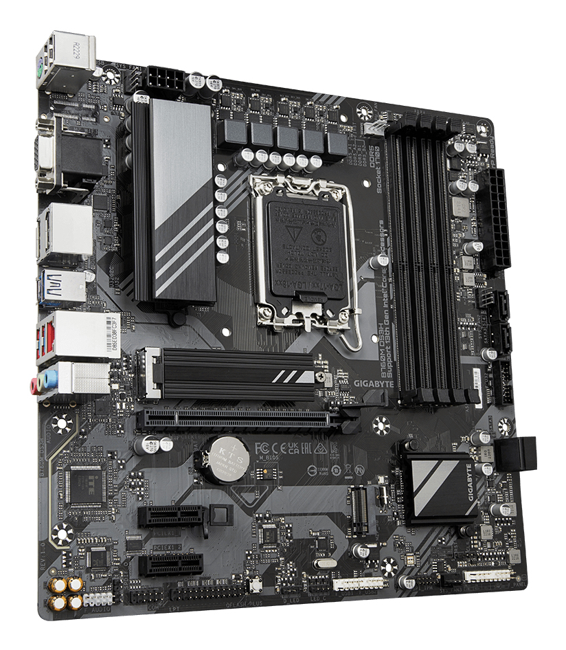 Gigabyte B760M DS3H, mATX, Intel LGA1700, B760, DDR5-SDRAM, 192 GB, USB 3.2, M.2, 2.5 GbE - Afbeelding 7