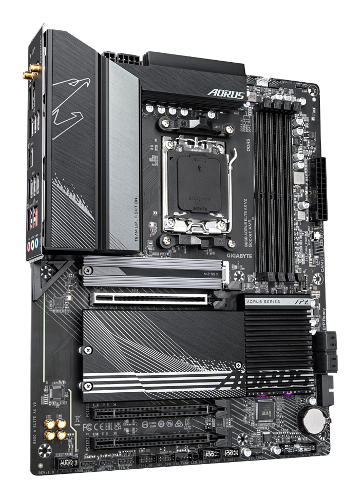 Gigabyte B650 A ELITE AX V2, ATX, AMD AM5, B650, 4xDDR5, USB 3.2 Gen 2, 2.5GbE, Wi-Fi 6E, PCIe 5.0 - Afbeelding 6