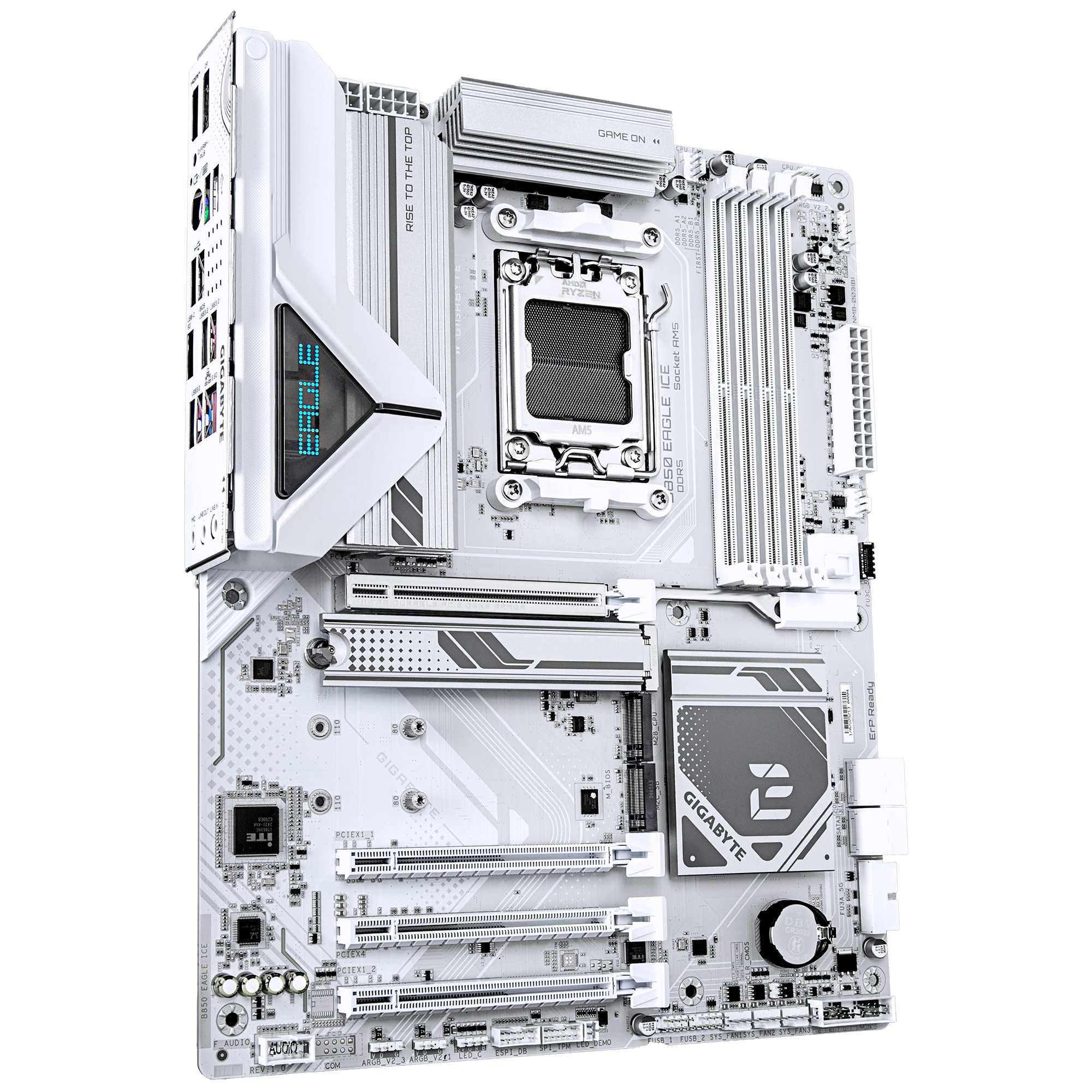 Gigabyte B850 EAGLE ICE B850 EAGLE ICE, ATX, AMD AM5, DDR5 OC, PCIe 5.0, M.2, 2.5 GbE, USB 3.2 Gen 2 - Afbeelding 7