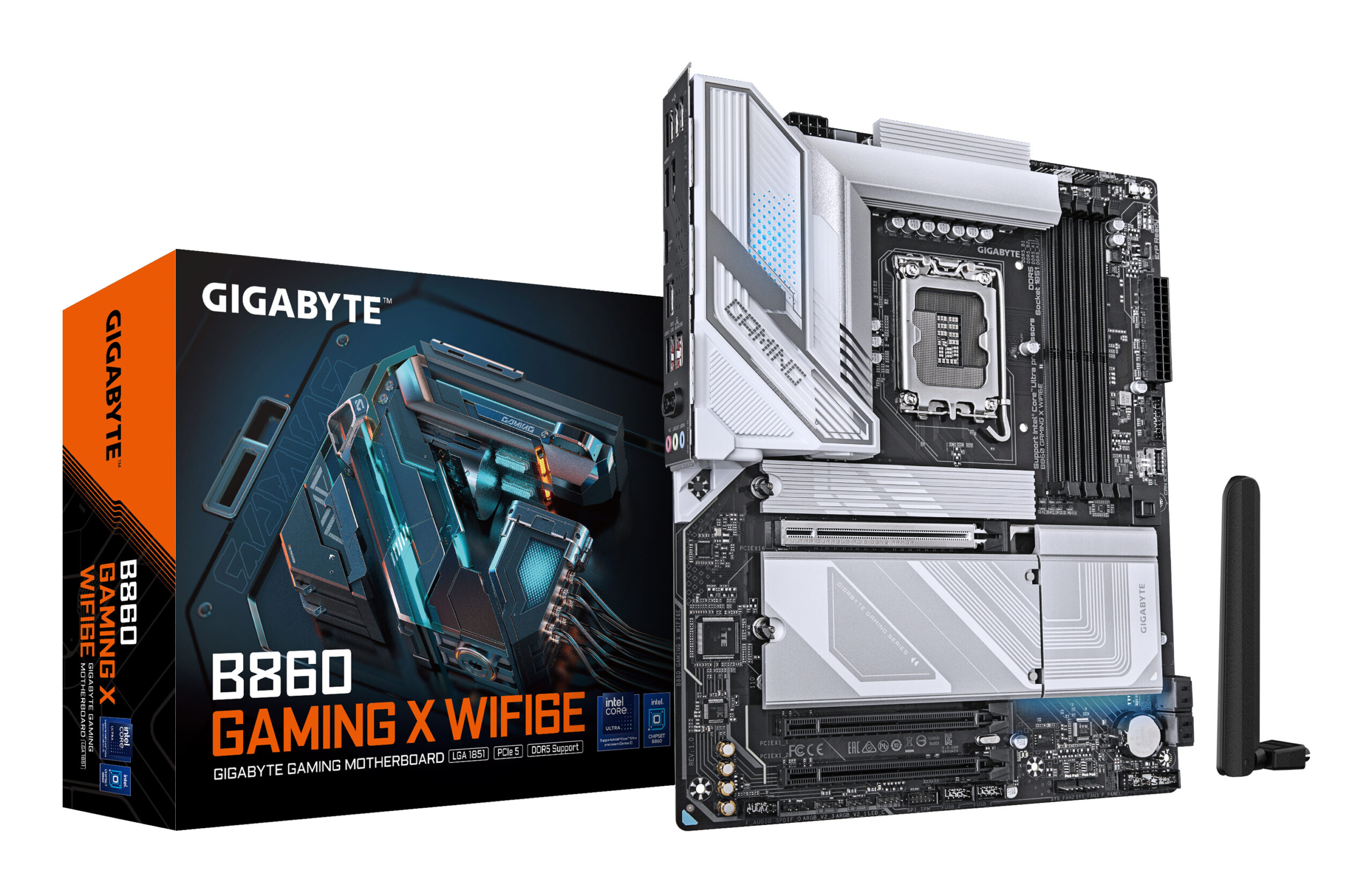 Gigabyte B860 GAMING X WIFI6E, ATX, LGA1851, Intel B860, 4x DDR5, 2.5 GbE, Wi-Fi 6E, USB4, USB-C - Afbeelding 5