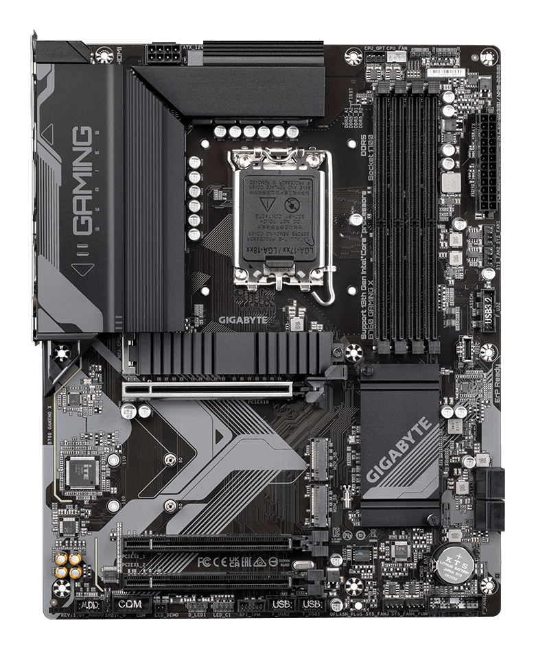 Gigabyte B760 GAMING X, ATX, Intel LGA1700, B760, 4x DDR5, USB 3.2 Gen 2, M.2, 2.5 GbE - Afbeelding 7