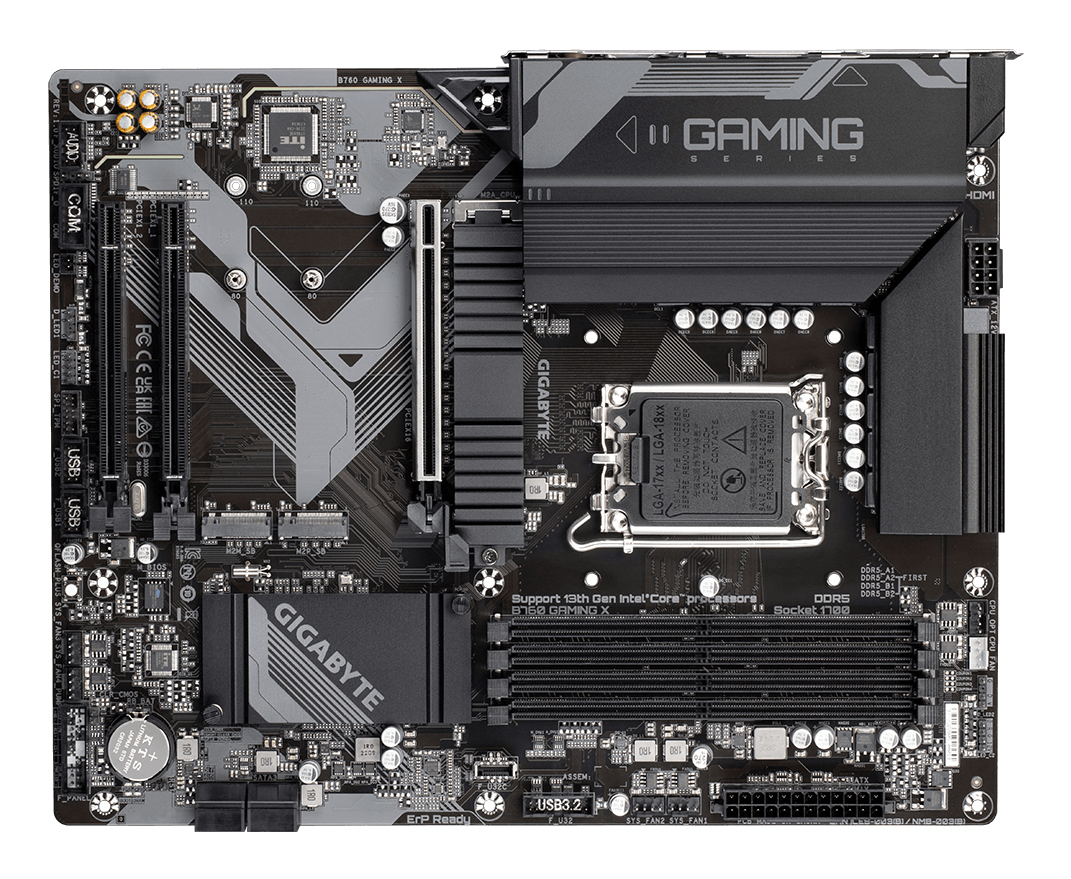 Gigabyte B760 GAMING X, ATX, Intel LGA1700, B760, 4x DDR5, USB 3.2 Gen 2, M.2, 2.5 GbE - Afbeelding 10
