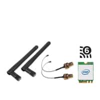 Shuttle WLN-M3 - WLAN Kit voor Edge PC Series SPCEL, Intel WLAN M.2 card (ax)/Bluetooth, inklusief cables and external antennas - Afbeelding 2