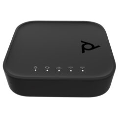 HP Poly ATA 402 2FXS Voice Port VoIP-adapter met Open SIP en voeding