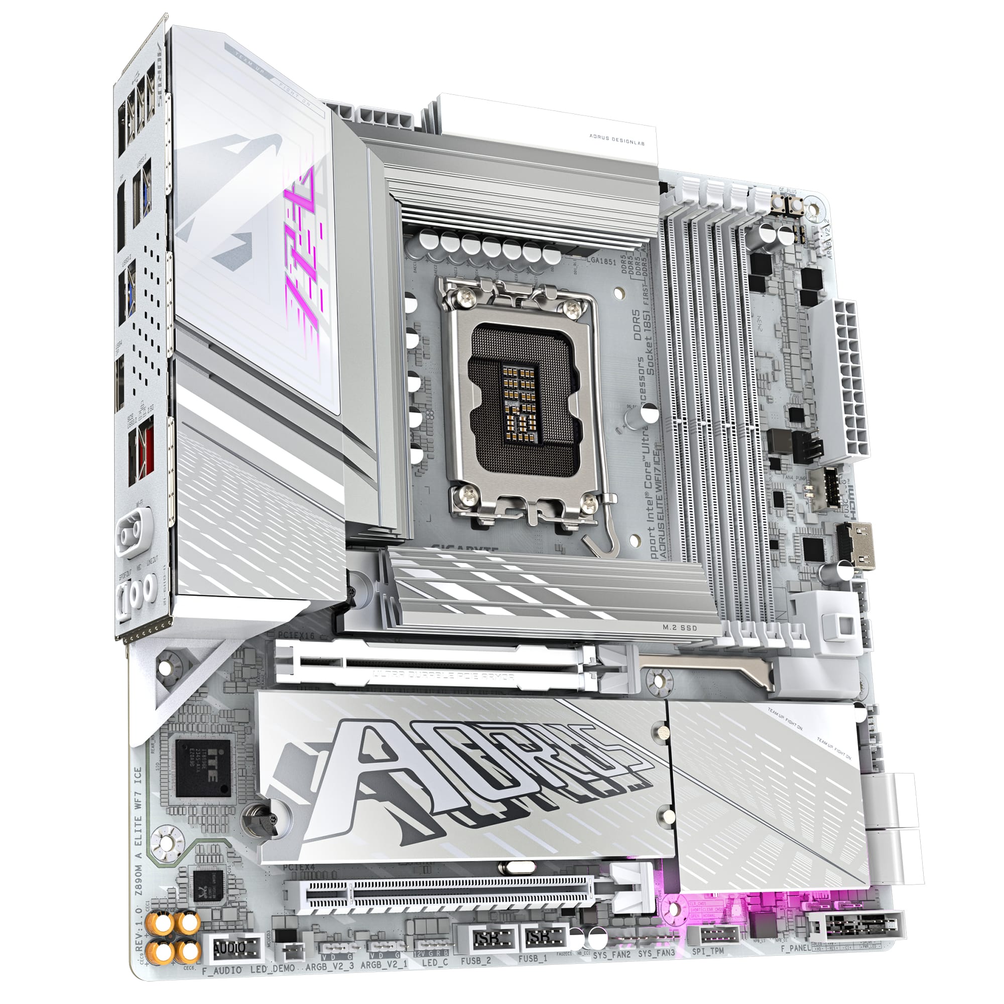 GIGABYTE Z890M AORUS ELITE WIFI7 ICE Intel Z890 LGA 1851 (Socket V1) ATX - Afbeelding 3