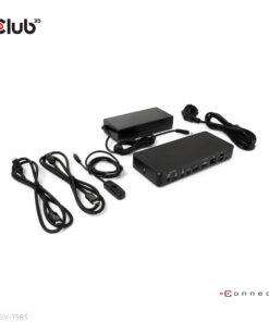 CLUB3D DisplayPort/HDMI KVM Switch/Dock 4K60Hz For USB Type-C inputs - Afbeelding 7