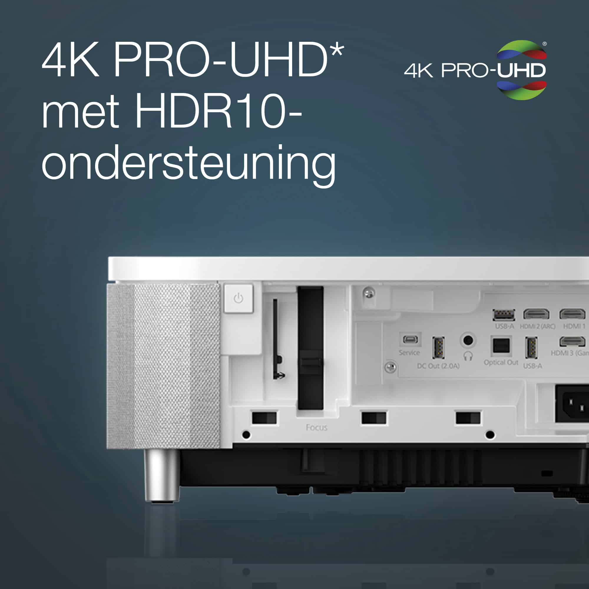 Epson EH-LS800W 4K PRO-UHD smart laserprojector, 4000 lumen, scherm van maximaal 150 inch - Afbeelding 7