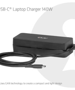 CLUB3D USB-C-laptoplader 140 W - Afbeelding 2