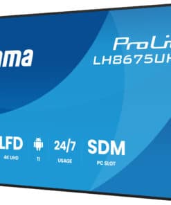 iiyama LH8675UHS-B2AG beeldkrant Digitale signage flatscreen 2,17 m (85.6") LCD Wifi 500 cd/m² 4K Ultra HD Zwart Type processor Android 11 24/7 - Afbeelding 7
