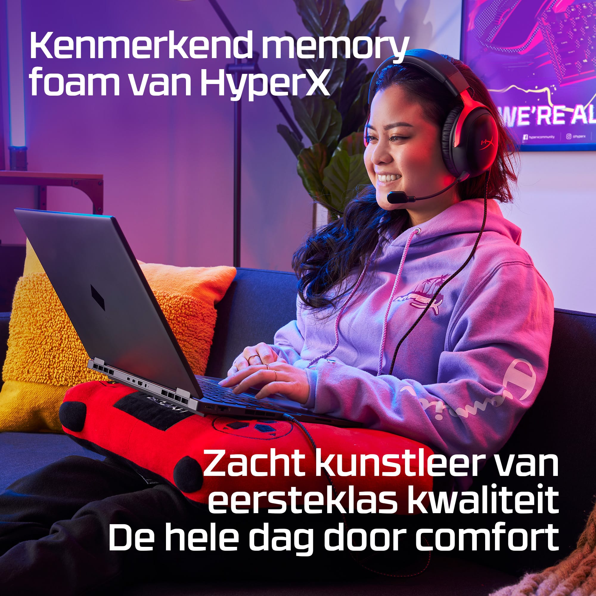 HyperX Cloud III - Gamingheadset (zwart/rood) - Afbeelding 3