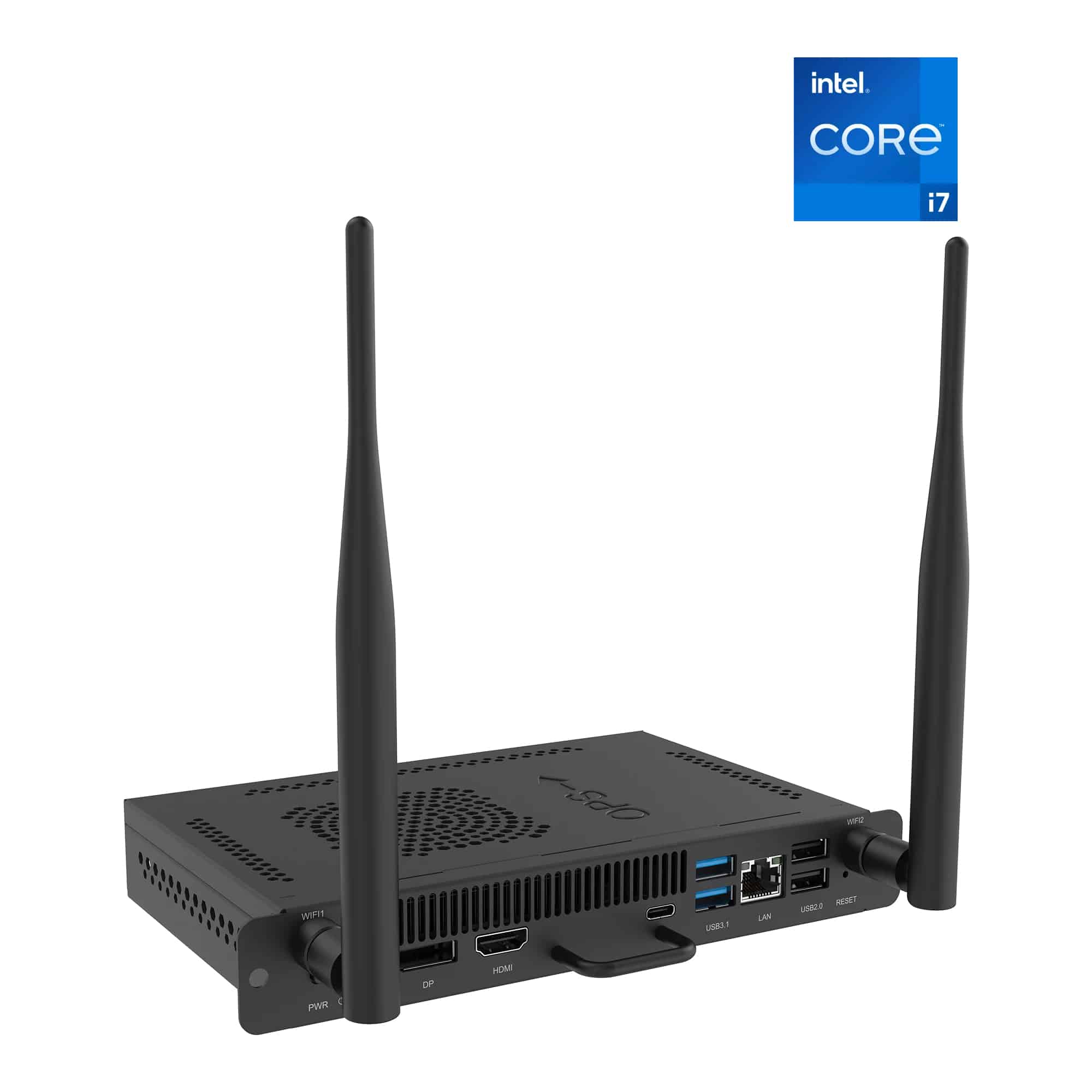 BenQ TEY41-i7 Intel Core i7-1255U 16 GB DDR4-SDRAM 256 GB SSD Windows 11 Pro Rekgemonteerd chassis PC Zwart Desktop - Afbeelding 3