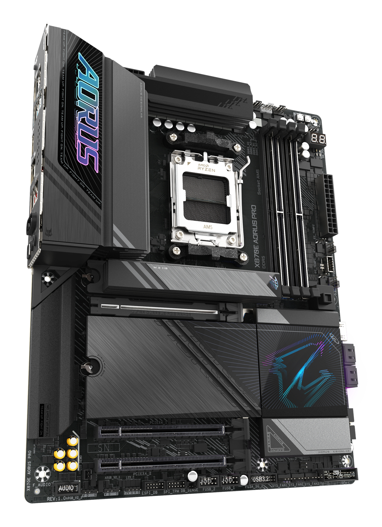 GIGABYTE X870E AORUS PRO moederbord AMD X870E Socket AM5 ATX - Afbeelding 3
