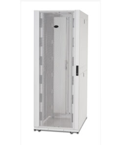 APC NetShelter SX 42U 750mm brede x 1070mm diepe behuizing met zijden, wit - Afbeelding 4