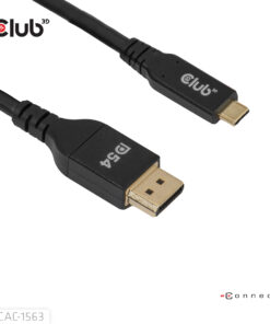 CLUB3D CAC-1563 USB-C® to DisplayPort™ 2.1 DP54 Bi-Directional Cable 8K120Hz 2m / 6.6ft