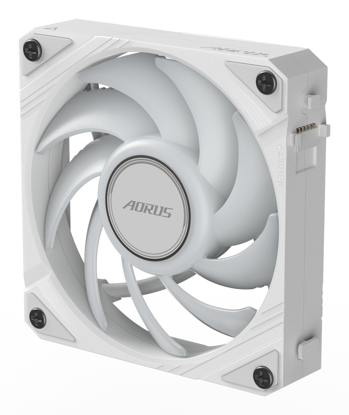 GIGABYTE AORUS EZ CHAIN FAN 120 ICE Moederbord Ventilator 12 cm Wit 1 stuk(s) - Afbeelding 4