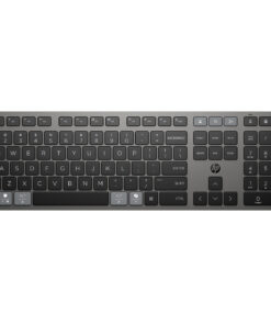 HP 725 Multi-Device Rchrgbl WL KBD Belg toetsenbord Thuis/Werk RF-draadloos + Bluetooth Zwart