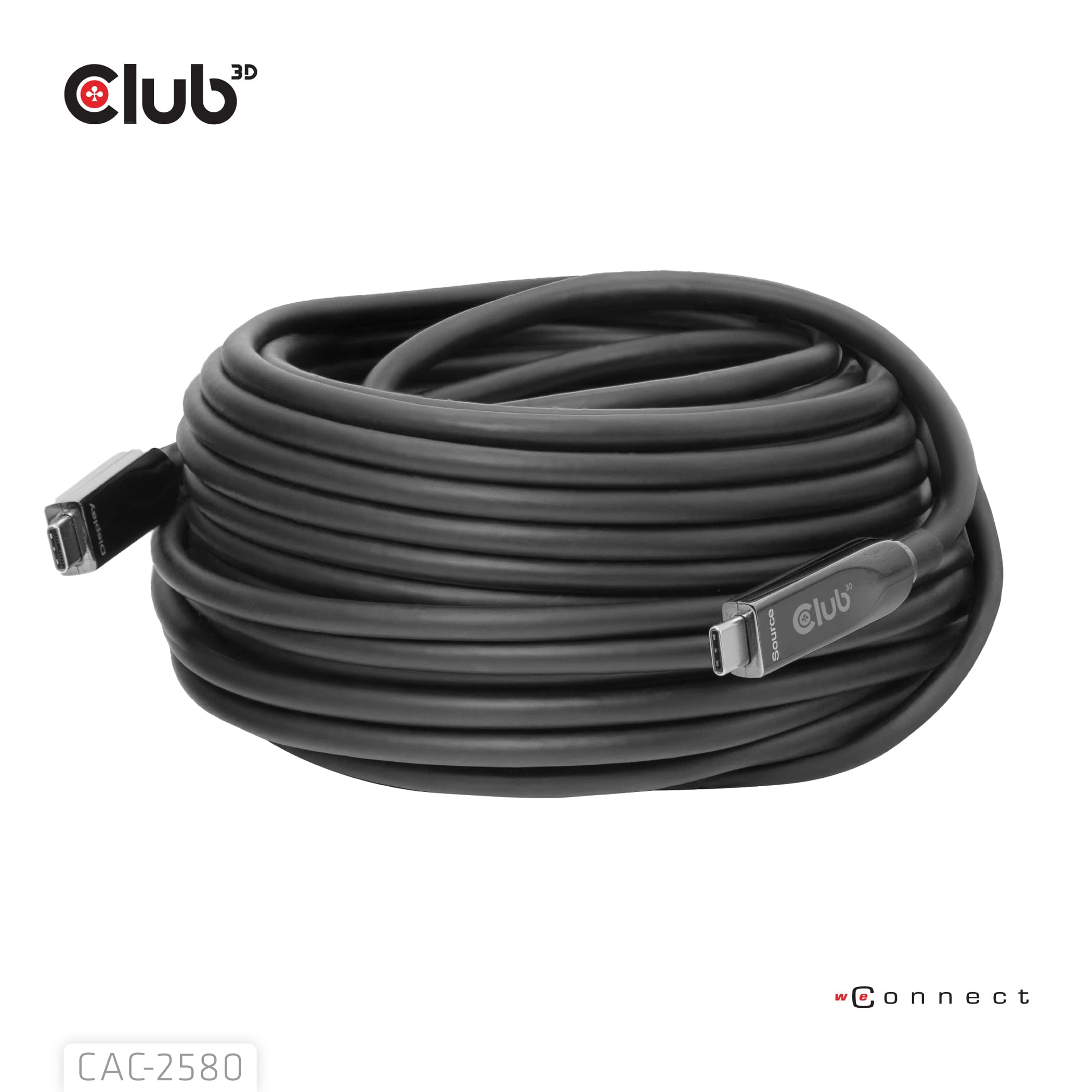 CLUB3D 15M Full-Feature USB-C Cable / 49.21ft 8K60Hz 10Gbps 60W - Afbeelding 6