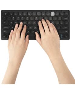 Kensington Multi-Device Dual Wireless Compact Keyboard toetsenbord RF-draadloos + Bluetooth Zwart - Afbeelding 6