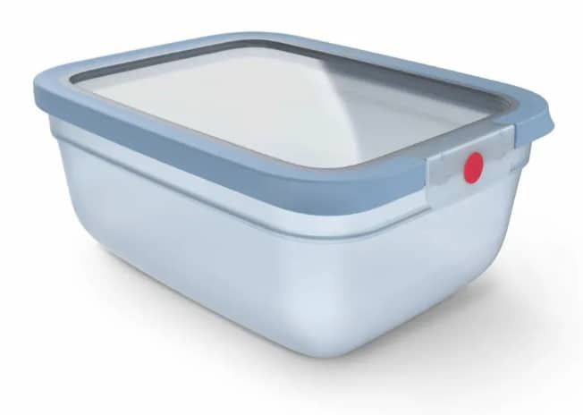 Tefal oneClick N1211610 vershoudbakje rechthoekig blauw (3L)