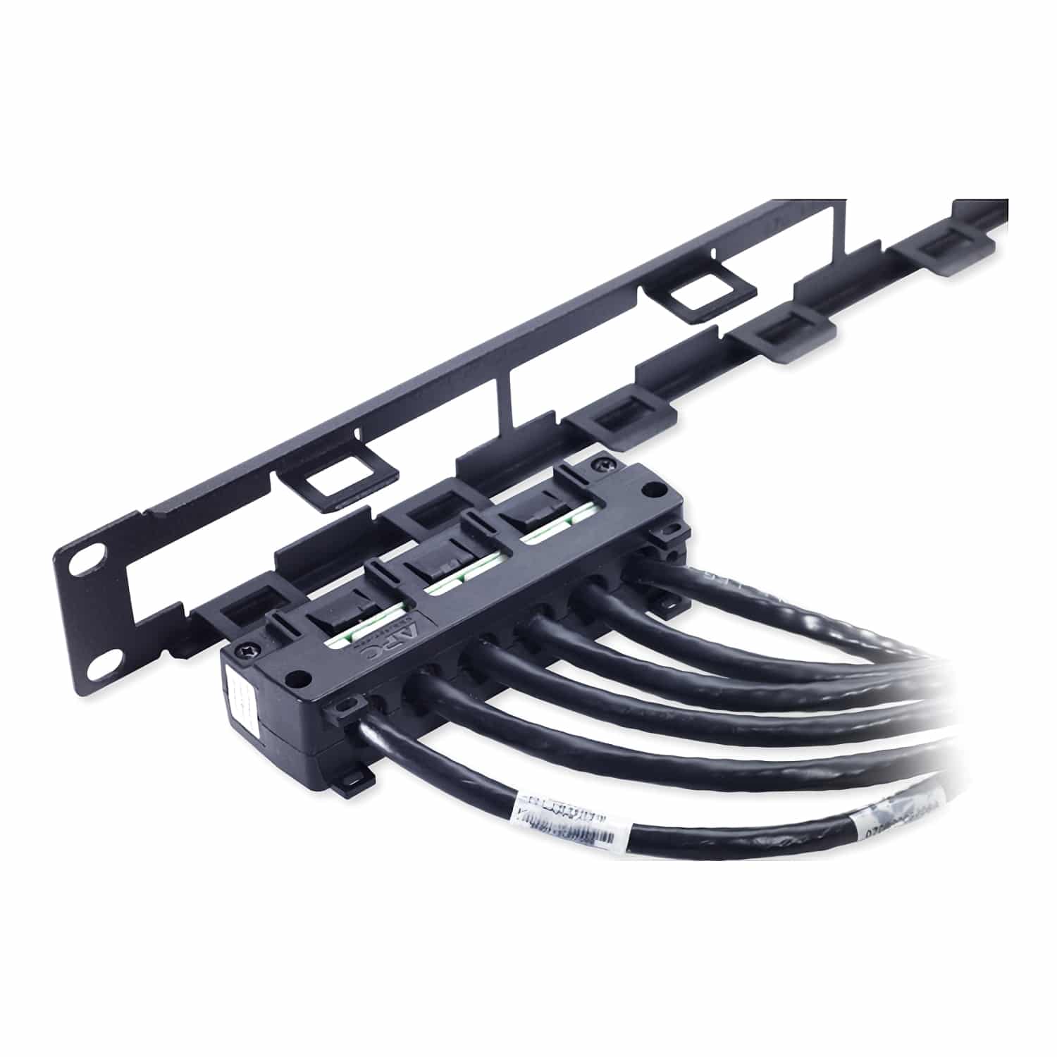 APC datadistributiekabel, CAT6 UTP CMR 6XRJ-45 zwart, 60ft (18,2 m) - Afbeelding 5