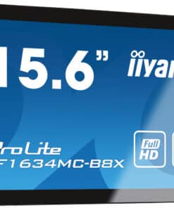 iiyama ProLite TF1634MC-B8X computer monitor 39,6 cm (15.6") 1920 x 1080 Pixels Full HD LED Touchscreen Multi-gebruiker Zwart