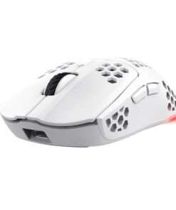 Trust GXT 929W Helox Gaming Muis - Draadloze gamingmuis – 6 programmeerbare knoppen – 4800 DPI – Wit