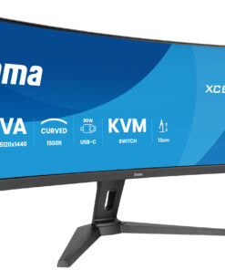iiyama G-MASTER 45"LCD Curved Bus. UWQHD computer monitor 113 cm (44.5") 5120 x 1440 Pixels Dual QHD LED Zwart