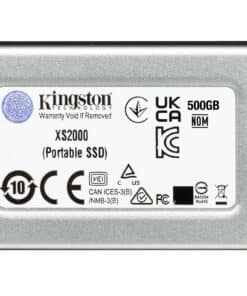 Kingston Technology 2000G Draagbare SSD XS2000 - Afbeelding 2