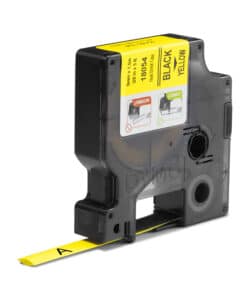 DYMO Rhino industriële Heat-Shrink Tube-labels | 9 mm x 1,5 m | zwarte afdruk op geel | voor Rhino labelprinters - Afbeelding 2