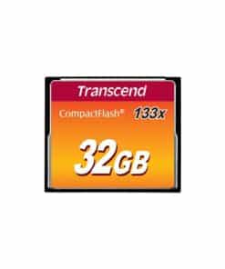 Transcend TS4GCF133 CompactFlash 133, 4GB, CF, MLC NAND, 133x, 50/ 20MB/s,.3V ~ 5V
