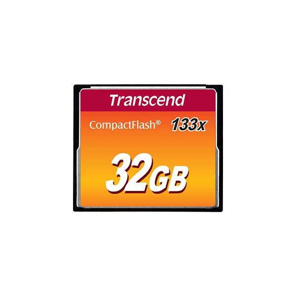 Transcend TS4GCF133 CompactFlash 133, 4GB, CF, MLC NAND, 133x, 50/ 20MB/s, .3V ~ 5V