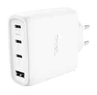 Trust Maxo 65W Universele Laptoplader - USB-C oplader – 65W vermogen – 4 poorten - 2 m kabel – Wit - Afbeelding 2