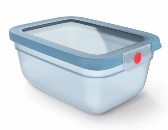Tefal oneClick N1211010 vershoudbakje rechthoekig blauw (1,5L)