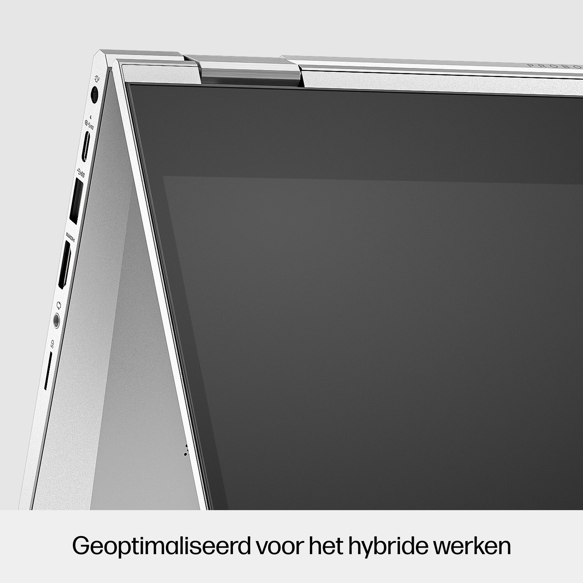 HP Pro x360 435 G10 AMD Ryzen™ 5 7530U Hybride (2-in-1) 33,8 cm (13.3") Touchscreen Full HD 16 GB DDR4-SDRAM 512 GB SSD Wi-Fi 6 (802.11ax) Windows 11 Pro Zilver - Afbeelding 3