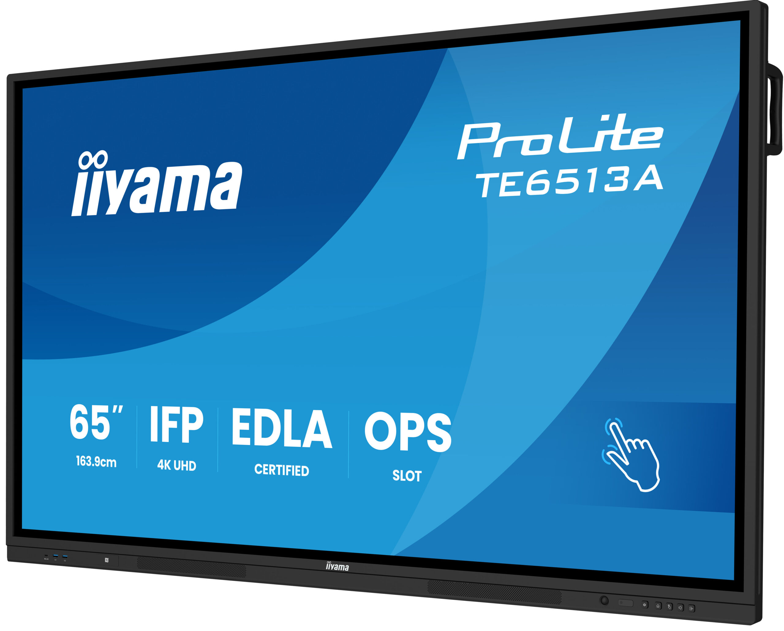 iiyama TE6513A-B2AG beeldkrant Interactief flatscreen 163,8 cm (64.5") Wifi 500 cd/m² 4K Ultra HD Zwart Touchscreen Type processor Android 24/7 - Afbeelding 6