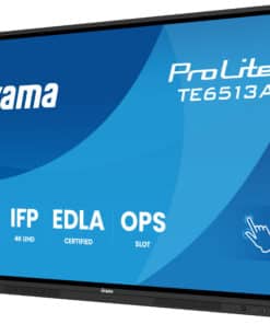 iiyama TE6513A-B1AG beeldkrant Interactief flatscreen 163,8 cm (64.5") Wifi 500 cd/m² 4K Ultra HD Zwart Touchscreen Type processor Android 18/7 - Afbeelding 3