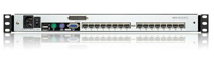 ATEN 16-poorten Cat 5 Dual Rail LCD KVM-switch met poort serieschakeling - Afbeelding 2