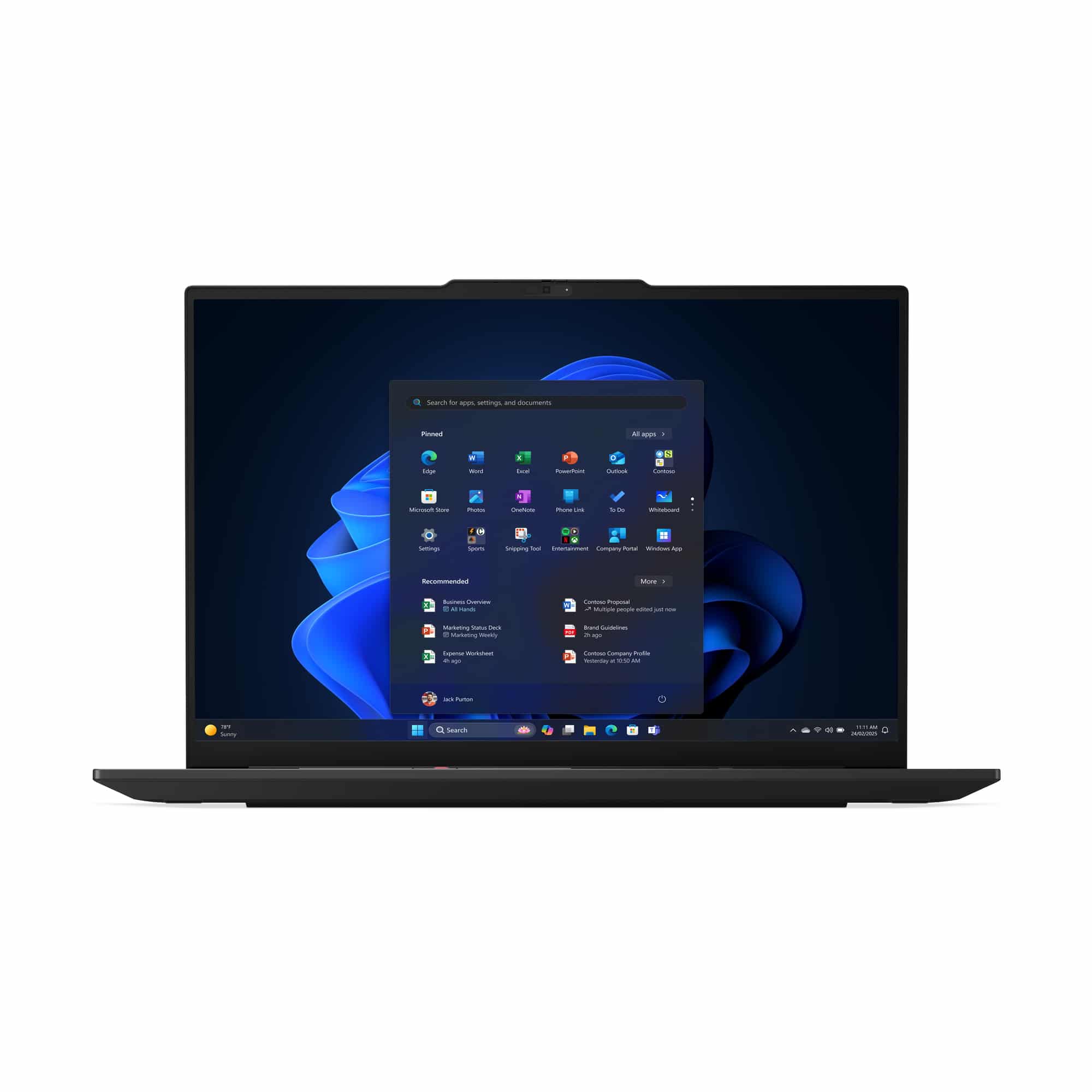 Lenovo ThinkPad E16 Gen 3 (Intel) Copilot+ PC Intel Core Ultra 5 226V Laptop 40,6 cm (16") WUXGA 16 GB LPDDR5x-SDRAM 512 GB SSD Wi-Fi 6E (802.11ax) Windows 11 Pro Engels Zwart - Afbeelding 5