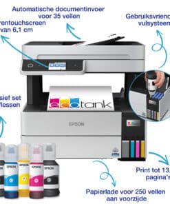 Epson EcoTank ET-5150 A4 multifunctionele Wi-Fi-printer met inkttank - Afbeelding 3