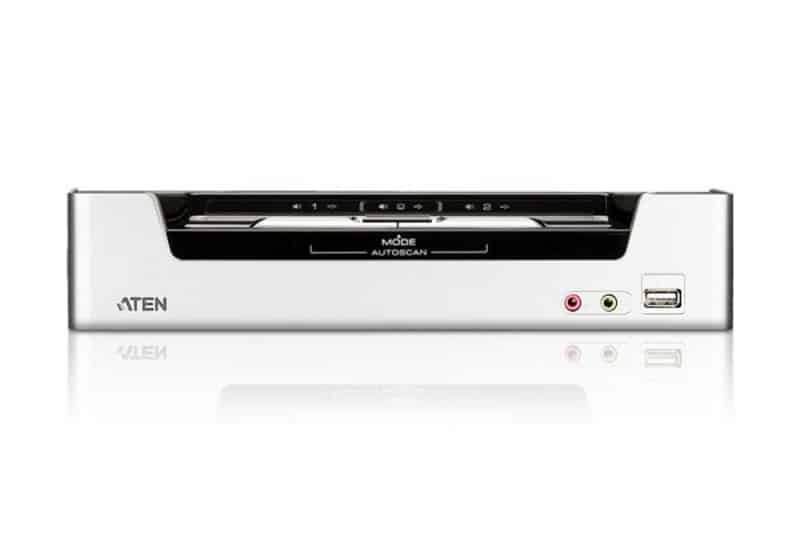 ATEN 2-poorts USB HDMI/Geluid KVMP-schakelaar - Afbeelding 3