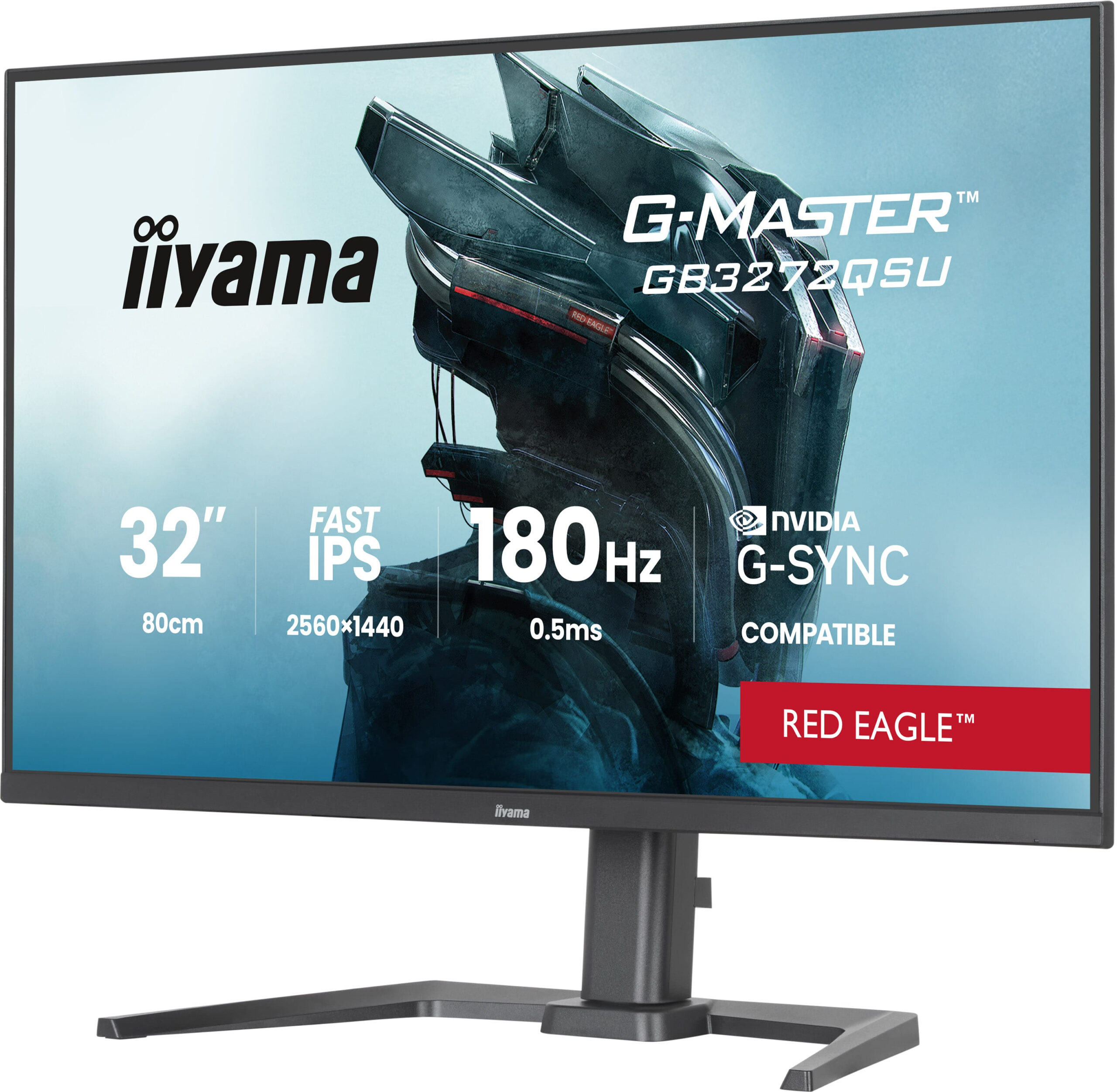 iiyama G-MASTER GB3272QSU-B1 computer monitor 80 cm (31.5") 2560 x 1440 Pixels Quad HD LED Zwart - Afbeelding 2