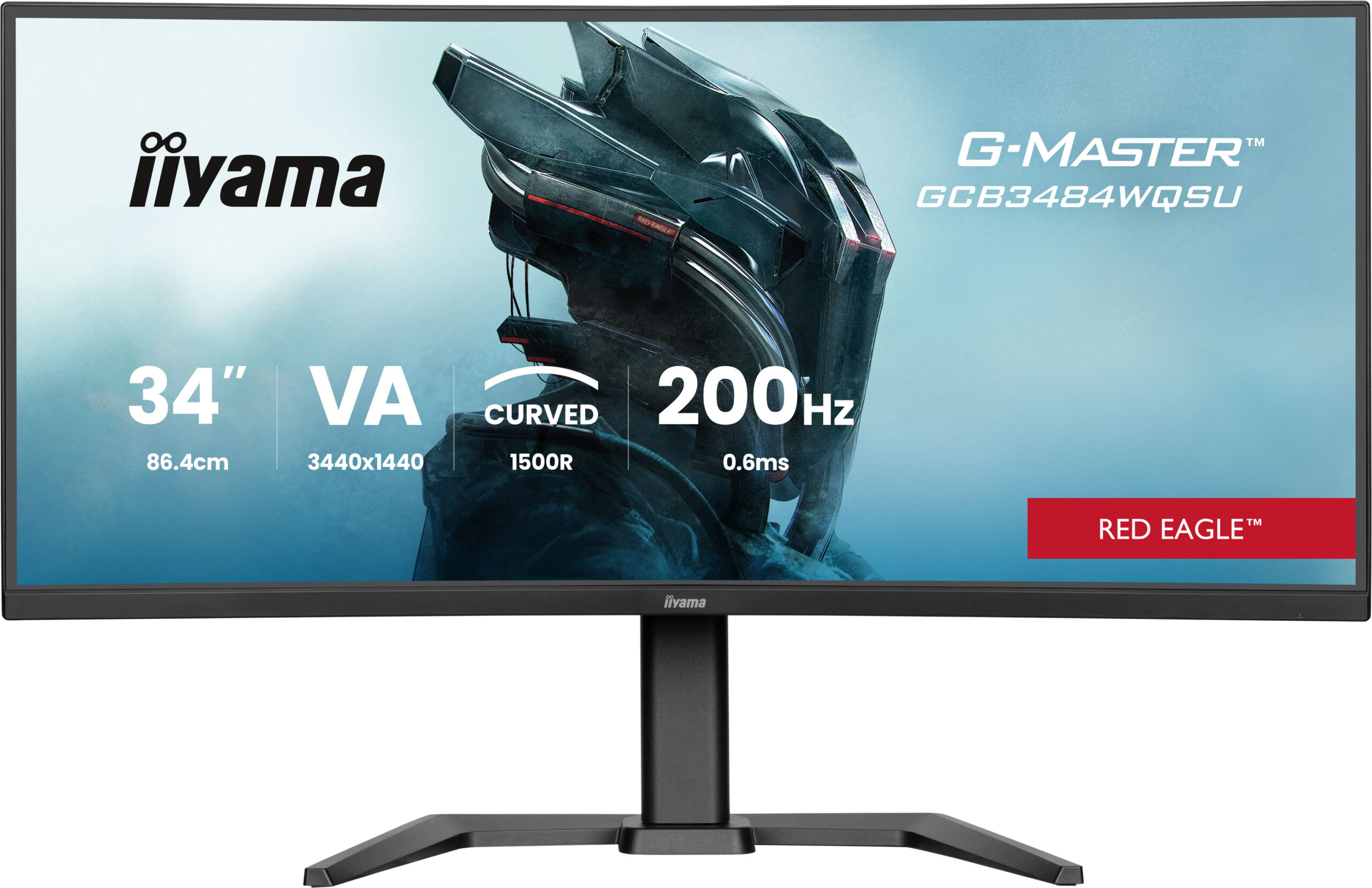 iiyama G-MASTER GCB3484WQSU-B2 34IN PRO-GAMING 0.4MS VA LCD 3440X144 computer monitor 86,4 cm (34") 3440 x 1440 Pixels UltraWide Quad HD Zwart - Afbeelding 3