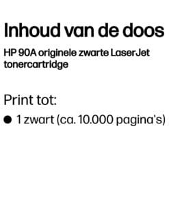 HP 90A originele zwarte LaserJet tonercartridge - Afbeelding 2