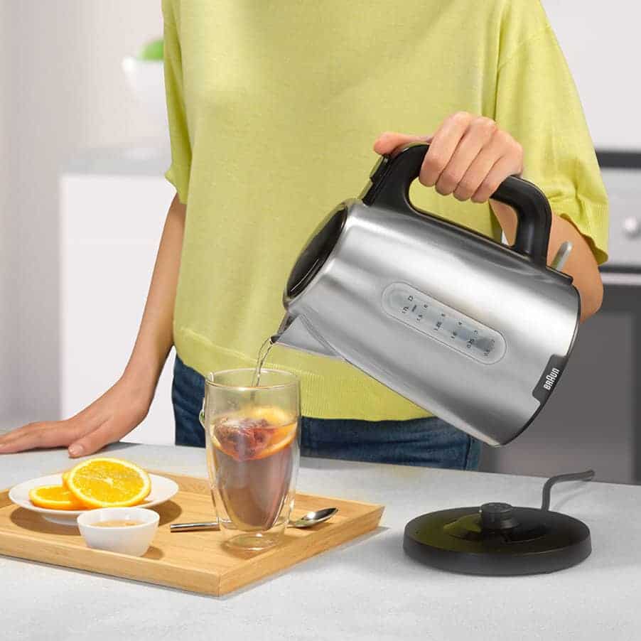 Braun PurShine WK102AI-WK1500BK waterkoker 1,7 l 2200 W Zwart, Roestvrijstaal - Afbeelding 6