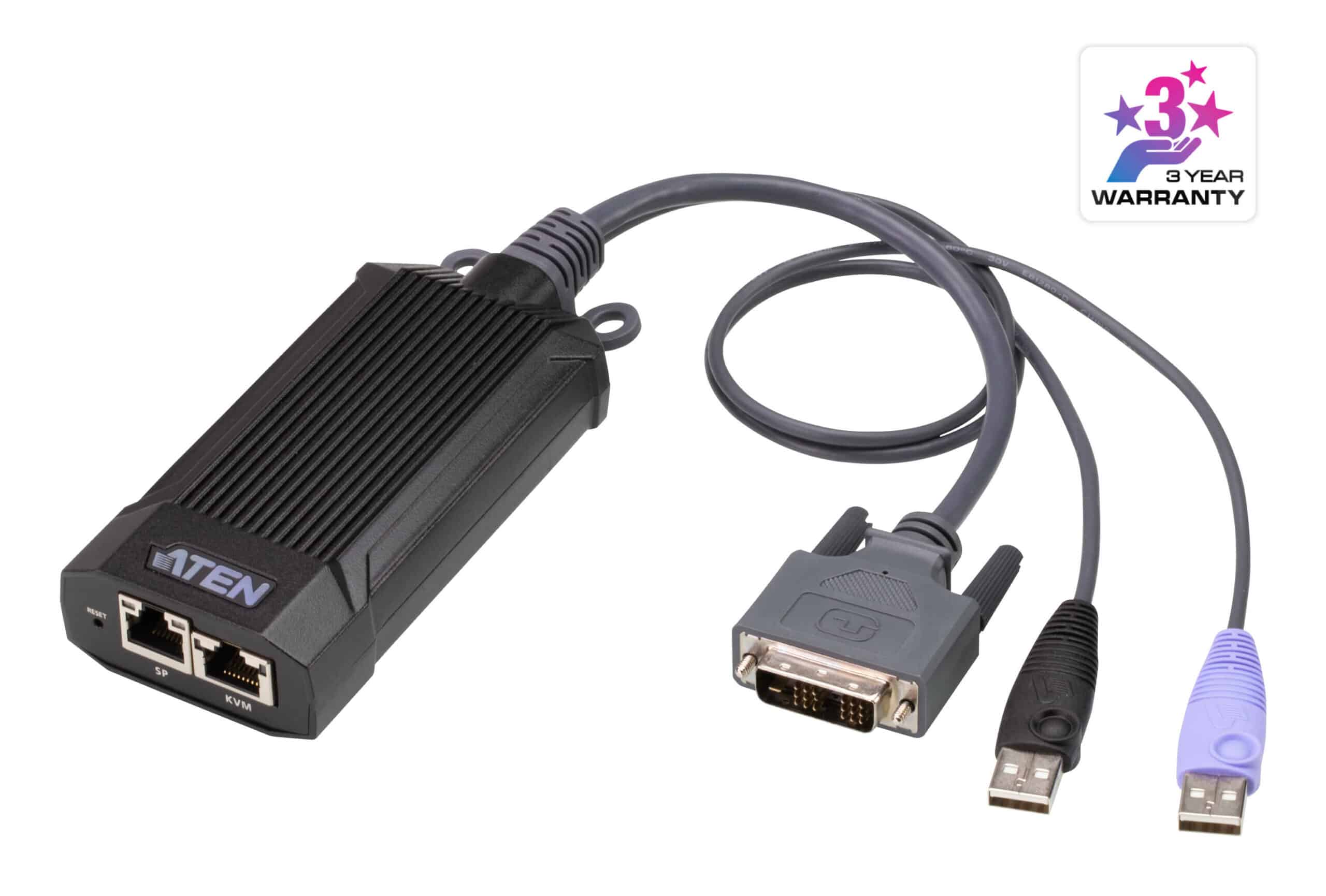 ATEN KG6900T KVM-switch Zwart, Grijs, Paars